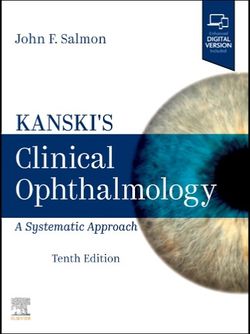 2025  Kanski's Clinical Ophthalmology, A Systematic Approach