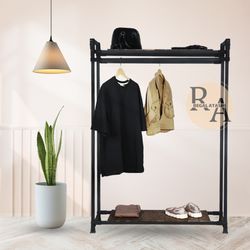 رگال دولاین آویز دوطبقه چوب مدل R16