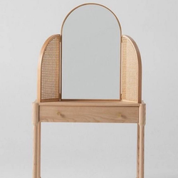 میز آرایش سرویس خواب رامونا با آینه گالری گاه