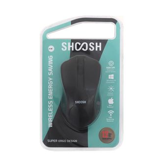 ماوس بی سیم Shoosh مدل M21W - مشکی - SMO