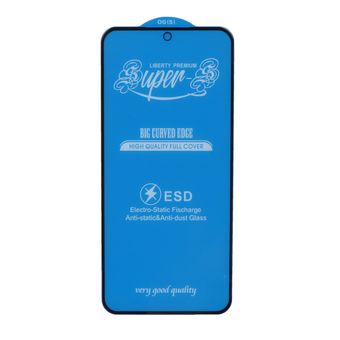 محافظ صفحه نمایش شیشه ای آنتی استاتیک مات Full Cover Super S-OG مدل Samsung Galaxy S23 FE / A54 / Honor 400 - مشکی (بدون پک)