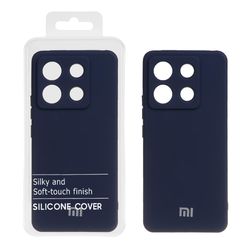 قاب نیو سیلیکون محافظ لنزدار RFF مدل Xiaomi Redmi Note 13 Pro 5G / Poco X6 5G - سرمه ای (پک دار)