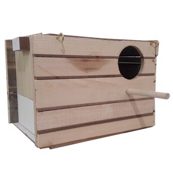 لانه طوطی برزیلی طرح چوبی