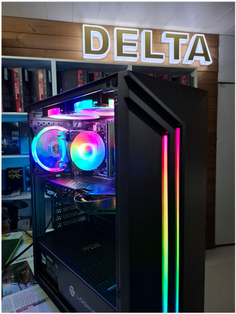 سیستم گیمینگ دسکتاپ با پردازنده 9400 رم 16GB و گرافیک RX580