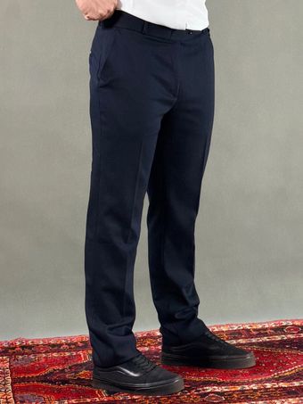 شلوار راسته کلاسیک کنف 2033 سرمه ای