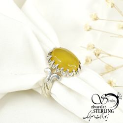 انگشتر شرف الشمس نقره رکاب ایتالیا کد9930