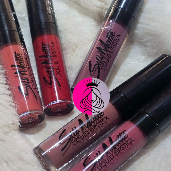 رژلب مایع ماندگار سیلک مات SILK MATTE شماره 001 تا 59