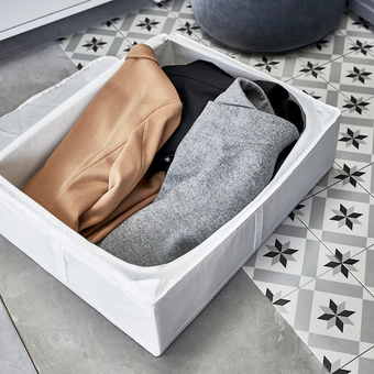 باکس نظم دهنده منسوجات ایکیا سری SKUBB white