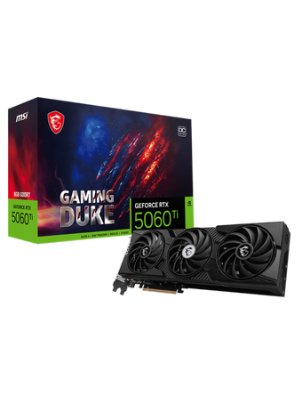 کارت گرافیک ام اس آی مدل GeForce RTX 5060 Ti 8G GAMING DUKE 3X OC