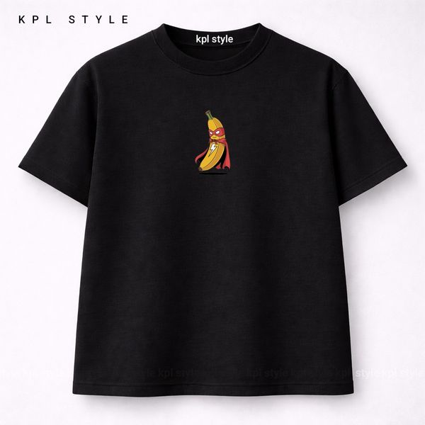 تیشرت باکسی 100٪ پنبه با چاپ مینیمال | کد 1341