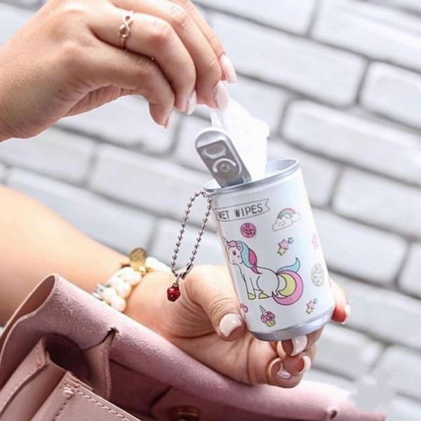 دستمال مرطوب قوطی یونیکورن