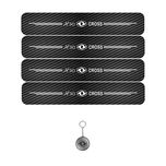 برچسب پارکابی مهدیار طرح کربن کد LCE0018 مناسب برای اچ سی کراس مجموعه4عددی به همراه جاکلیدی