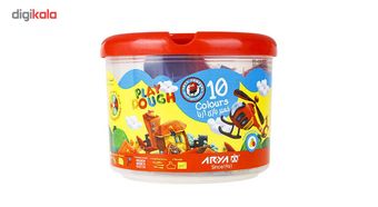 خمیربازی آریا مدل سطلی 10 رنگ