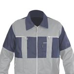 لباس کار سیلوری طوسی با دوخت سه سوزنه