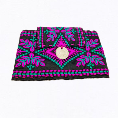 کیف کارت سوزن دوزی