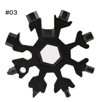 آچار هارمن مدل 18 کاره خورشیدی طرح SNOW FLAKE BLACK