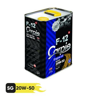 روغن موتور کارپیه F12 پلاس 20W50 SG/CD حجم 3.5 لیتر