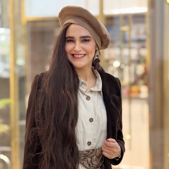 کلاه بره فرانسوی موهر مخمل کلاه برت فرانسوی