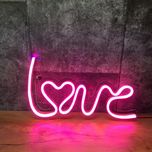 چراغ نئونی دیواری مدل Love