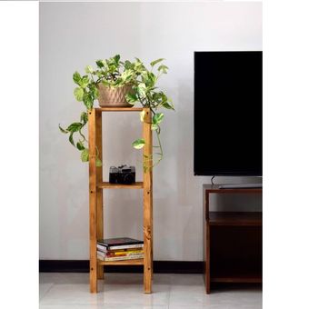 استند چوبی ایستاده غراب چوب – نظم‌دهنده چندطبقه برای دکوراسیون منزل