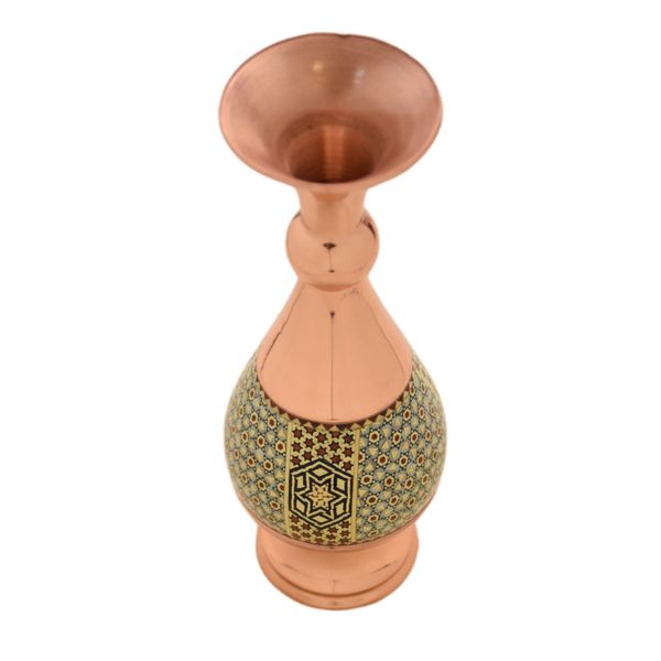 گلدان خاتم کاری مدل مس کد 16
