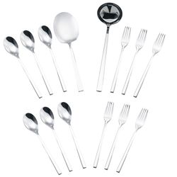 سرویس قاشق و چنگال 14 پارچه جی فی نی مدل 53 لاکچری