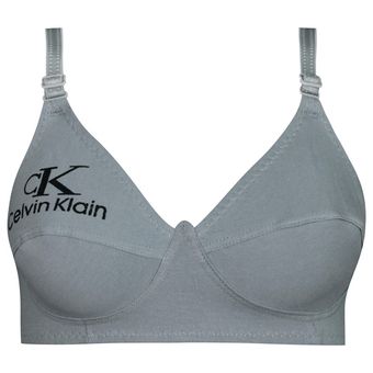 سوتین زنانه ماییلدا مدل بدون فنر کد 3400 رنگ طوسی