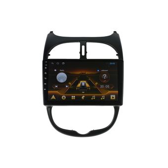 مانیتور خودرو برند آرجِی  رم 1 حافظه 32  مناسب برای پژو 206