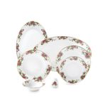 سرویس غذاخوری 102 پارچه چینی زرین ایران سری ایتالیا اف مدل Bidgol درجه یک