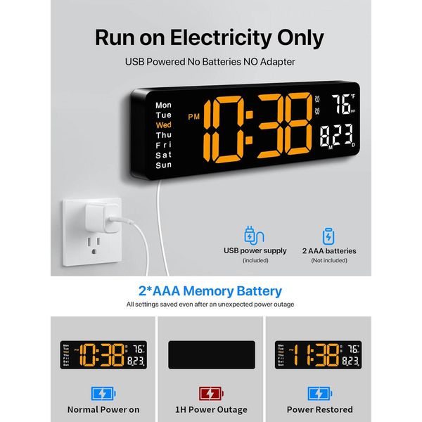 ساعت دیواری دیجیتال مدل DS-5505