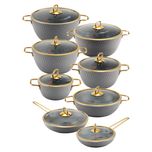 سرویس قابلمه و تابه گرانیت 16 پارچه ام جی اس مدل ماینز کد 001