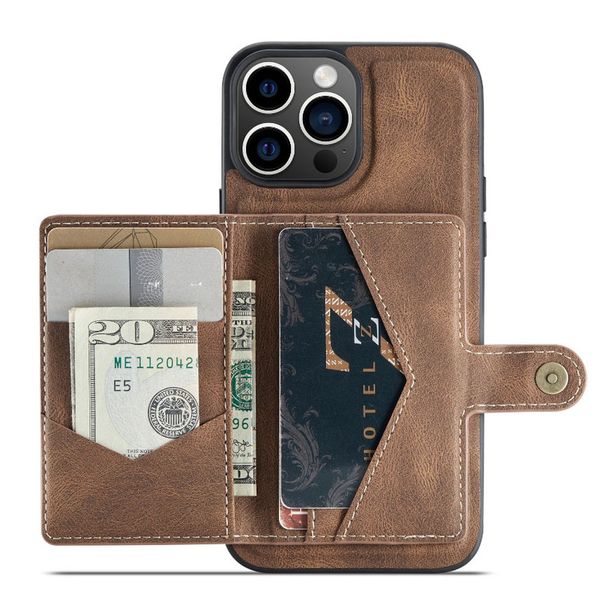 کاور جیهود مدل Leather Wallet مناسب برای گوشی موبایل اپل iPhone 14 Pro