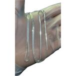 زنجیر نقره مردانه مدل ونیزی کد 6.64