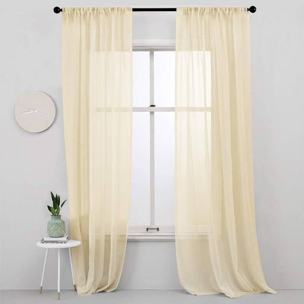 پرده تیکو دکو مدل لیفه حریر کلاسیک جفت سایز 150x280 سانتیمتر