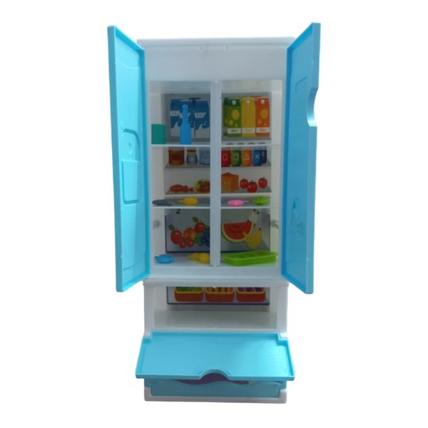 ست اسباب بازی یخچال و فریزر مدل آشپزخانه شاد