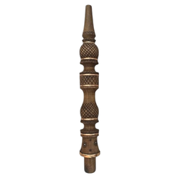 تنه چوبی ساده نوار طلا ( چوب گردو)