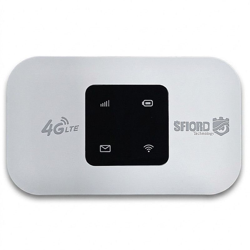 مودم جیبی 4G LTE اسفیورد مدل M720 با باتری 3000 میلی‌آمپر ساعت، پشتیبانی از 4.5G، اتصال همزمان تا 10 کاربر، سرعت دانلود 150 مگاب