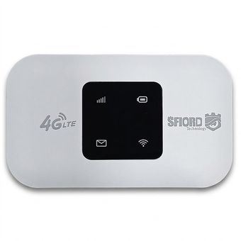 مودم جیبی 4G LTE اسفیورد مدل M720 با باتری 3000 میلی‌آمپر ساعت، پشتیبانی از 4.5G، اتصال همزمان تا 10 کاربر، سرعت دانلود 150 مگاب