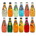 نوشیدنی تخم شربتی با طعم میوه مگامایز - 300 میلی لیتر بسته 24عدد جور
