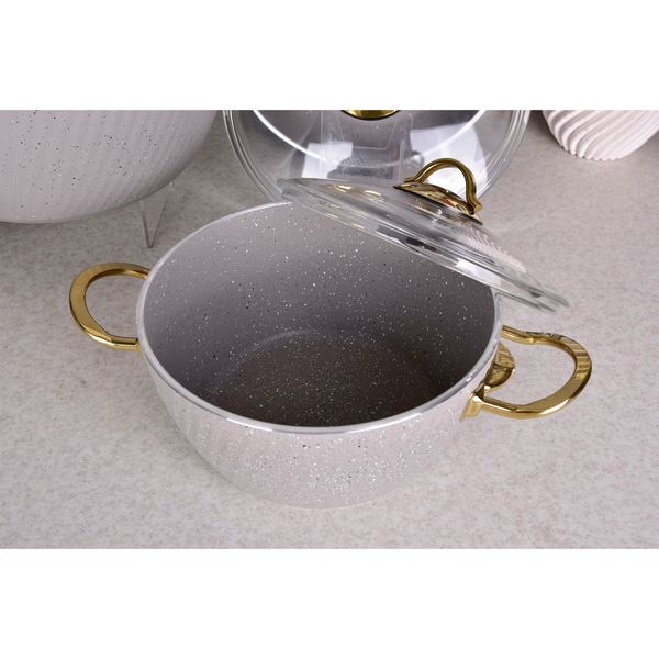 سرویس پخت و پز 10 پارچه ام جی اس مدل فورج ماربل