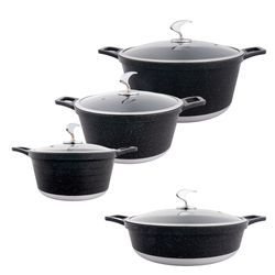 سرویس قابلمه گرانیتی 8 پارچه نیو لایف مدل AFRA-6309