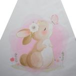 چادر بازی کودک مدل سرخپوستی طرح خرگوش کد PT511 به همراه کوسن