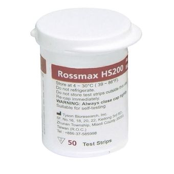 نوار تست قند خون رزمکس مدل HS200 بسته 50 عددی