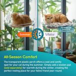 جای خواب گربه مدل شیشه ای مکشی window Bed