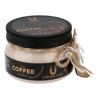 ماسک اسکراب صورت و بدن لاکچری کوین قهوه برای انواع پوست