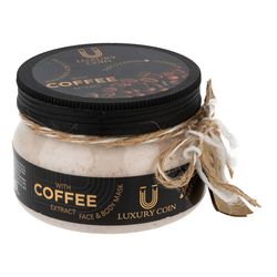 ماسک اسکراب صورت و بدن لاکچری کوین قهوه برای انواع پوست