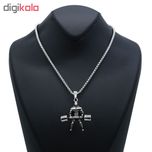 گردنبند مردانه طرح وزنه بردار کد VZN02