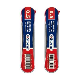 نوک مداد نوکی 0.5 میلی متری استورم مدل HL-430105 بسته 2 عددی