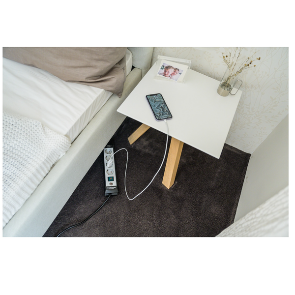 سیم رابط 4 خانه کابل 5 متری برند برننشتول مدل پرمیوم لاین Brennenstuhl Premium-Line