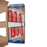 پیچ گوشتی عایق برق یونیور مدل 603CS6VDE بسته 6 عددی
